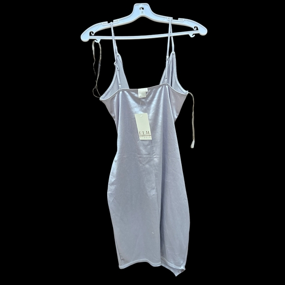 E.L.H STUDIO Elegant Silver Draped Dress Women Size S - Picture 10 of 15